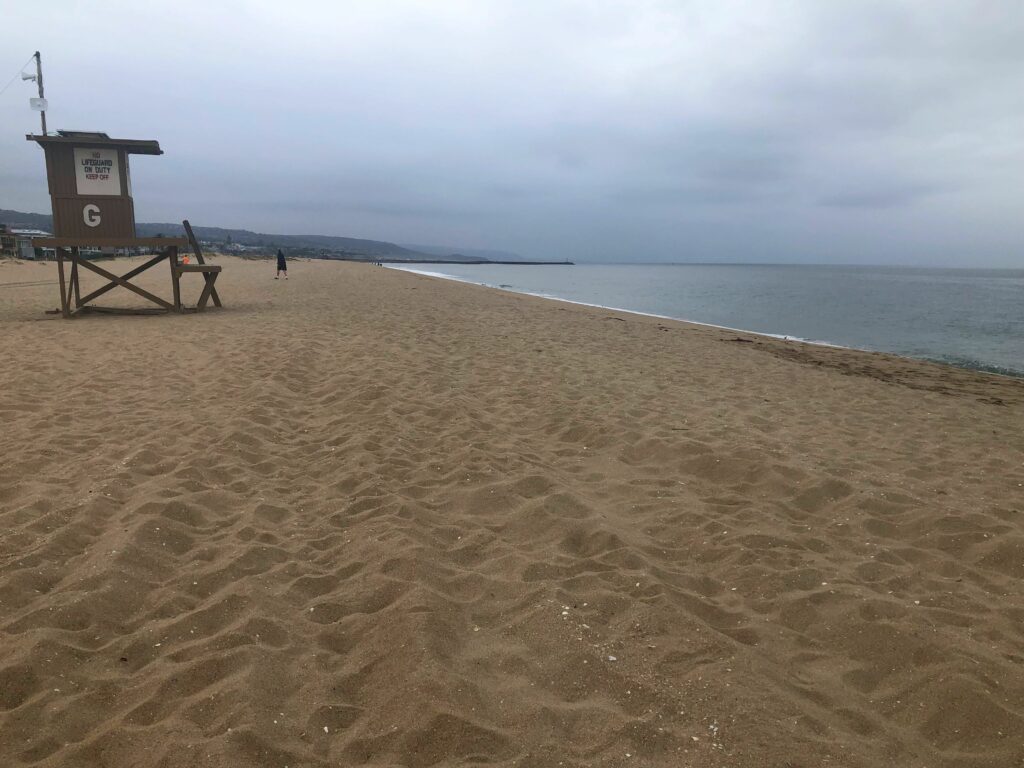 Balboa Beach Lifeguard Station Jetty Morning