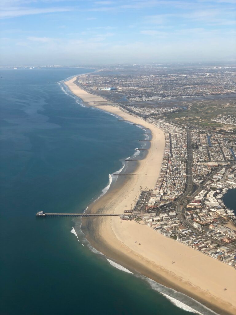 OC Beaches Aerial View