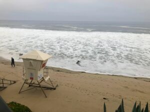 Thalia Street Beach Lifeguard Station