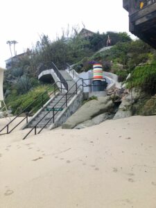 Thalia Street Beach Staircase