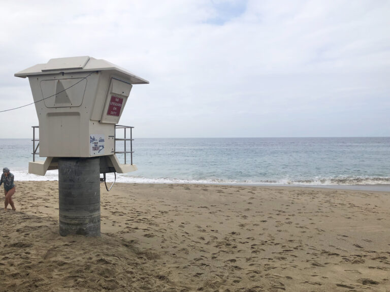 Lifeguard Tower at Crescent Bay