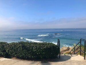 Cress Street Beach Top of Stairs