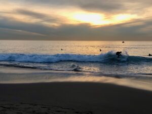 Surfers Sunset Crystal Cove