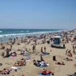 Crowds at Huntington Beach