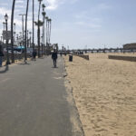 pedestrian path Huntington Beach