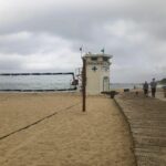 Main Beach Lifeguard Tower and Volleyball Net