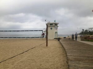 Main Beach Lifeguard Tower and Volleyball Net