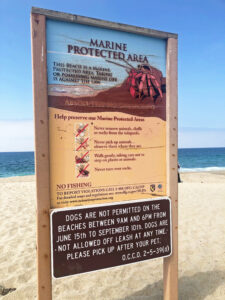 Marine Protected Area Sign