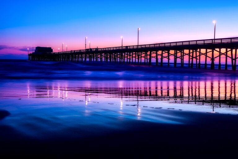 Newport Beach Pier Dusk