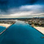 Newport Harbor channel entrance