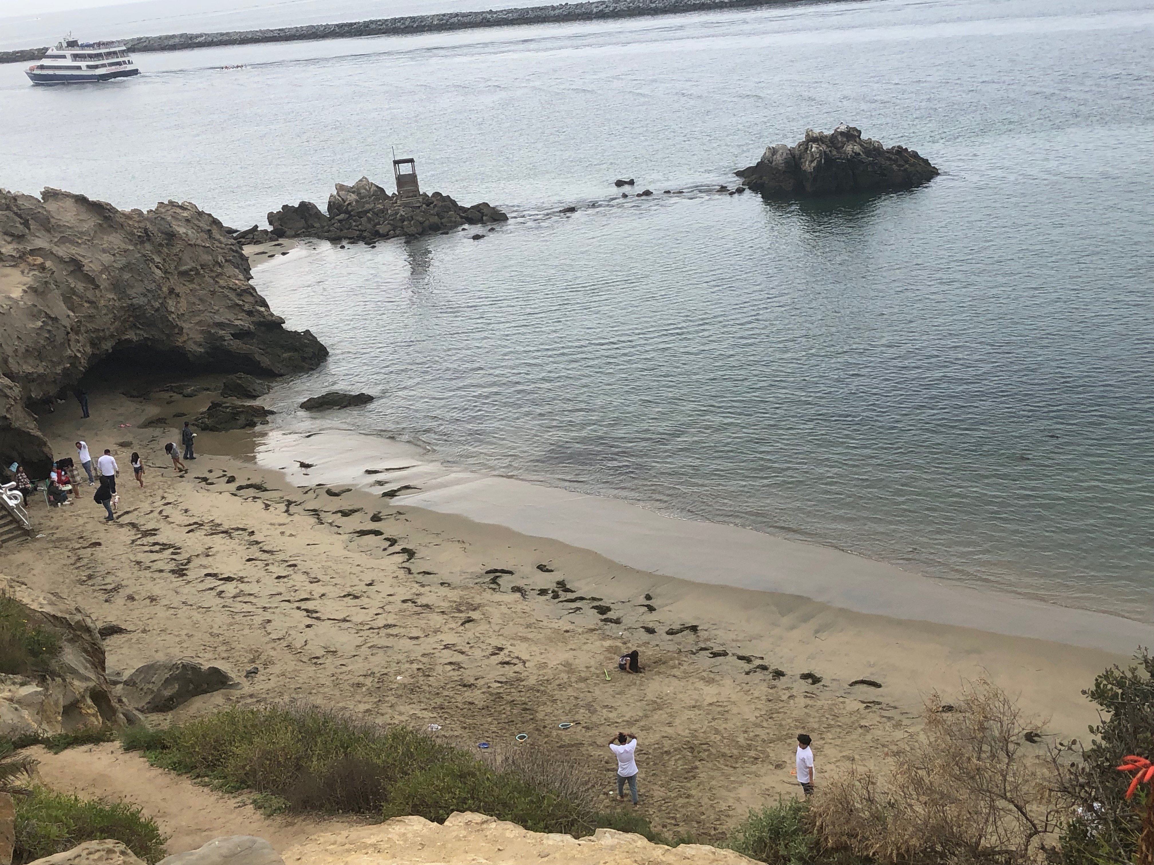 Pirate's Cove viewed from above