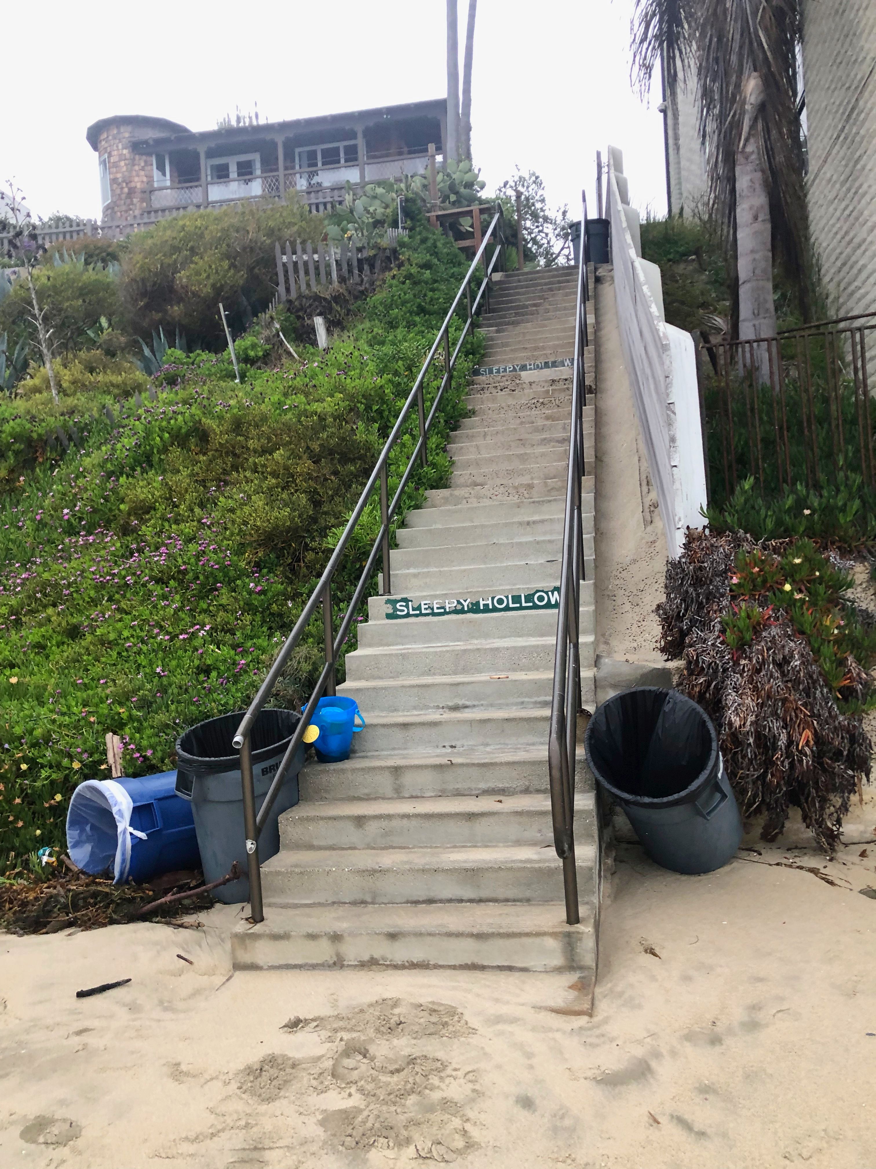 Sleepy Hollow Beach Stairs