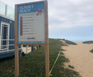 Sunset Beach Entrance Sign