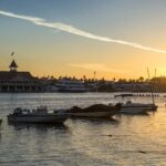 sunset-boats-newport-bay