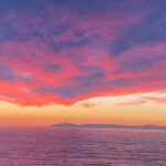 Sunset Catalina Island from Laguna