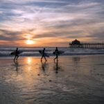 surfer-sunset-huntington-beach-pier