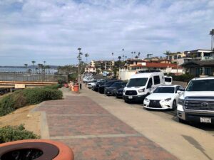 Metered parking on Paseo De Cristobal