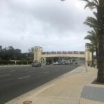 Dana Point South Entrance Sign and Doheny Pedestrian Bridge