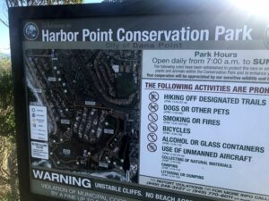 Harbor Point Conservation Park Sign