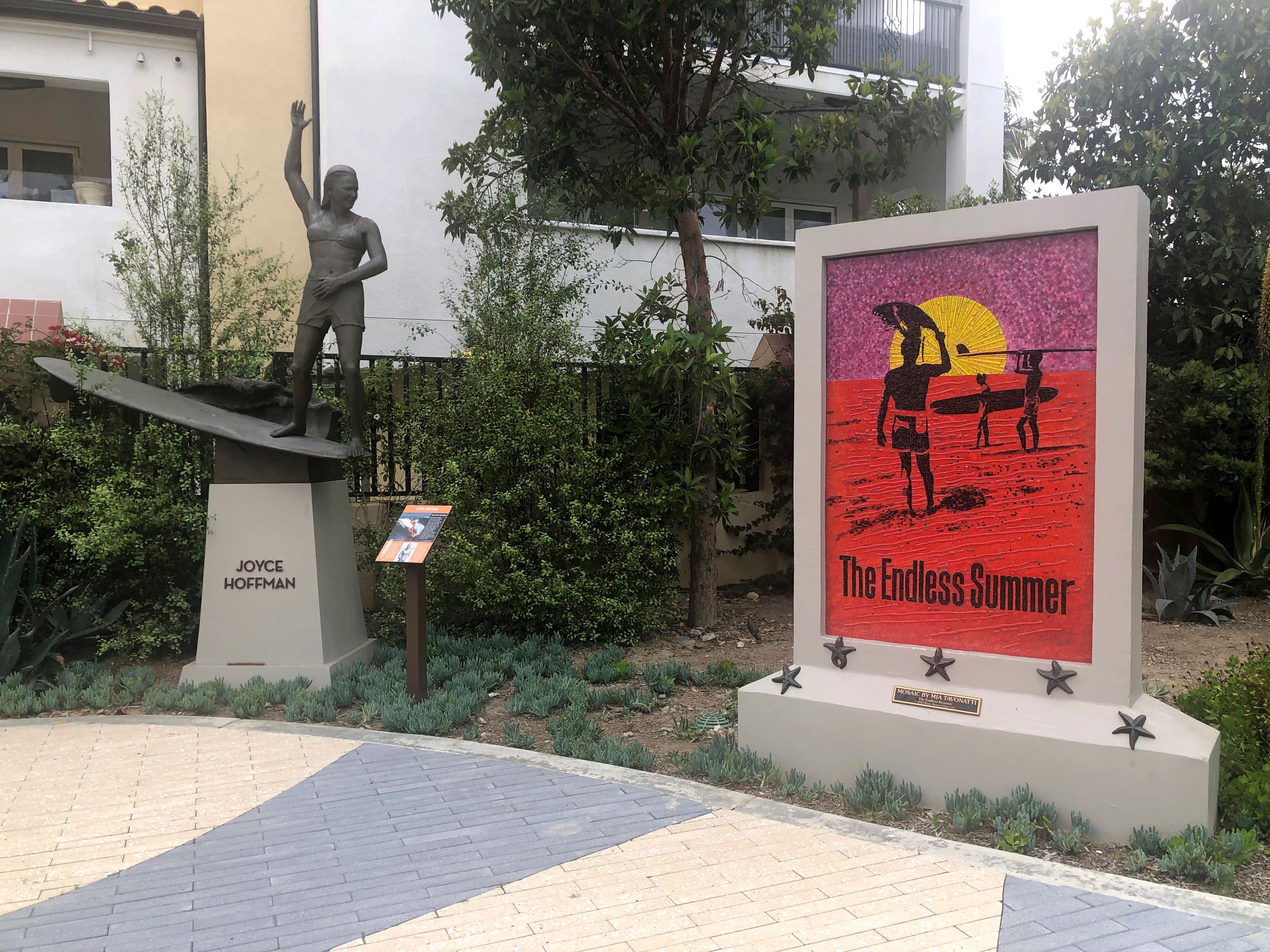 Joyce Hoffman and Endless Summer in Watermen's Plaza