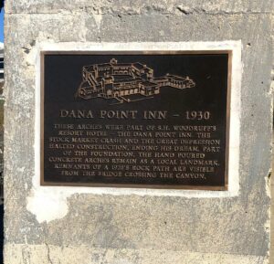 Dana Point Inn Plaque