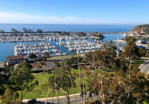 Dana Point Harbor Panoramic View from Bluff Top Trail