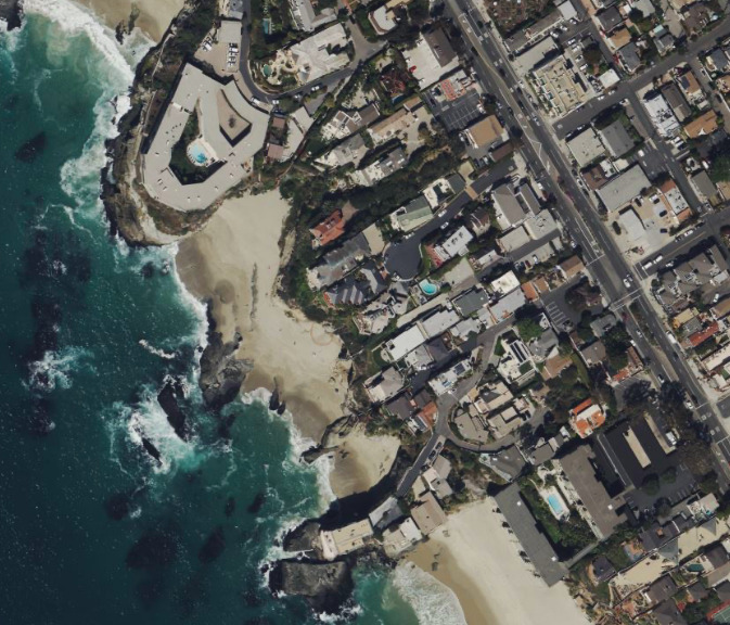 table rock beach aerial