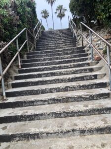 Staircase back to San Clemente