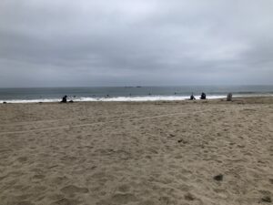 Surfers at Riviera Beach