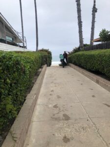 Street entrance above Riviera Beach