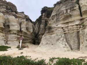 Cliffs surrounding Calafia