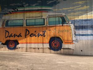 Dana Point bus van mural