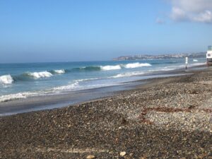 Poche Beach Waves and Shoreline