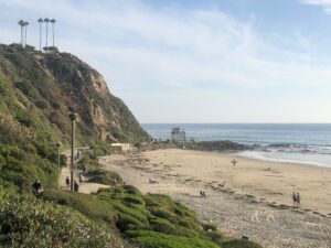 View facing south at Salt Creek