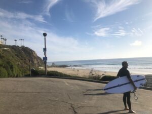 Surfer at Salt Creek