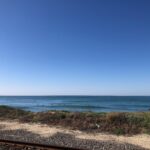 Surfers off North Beach