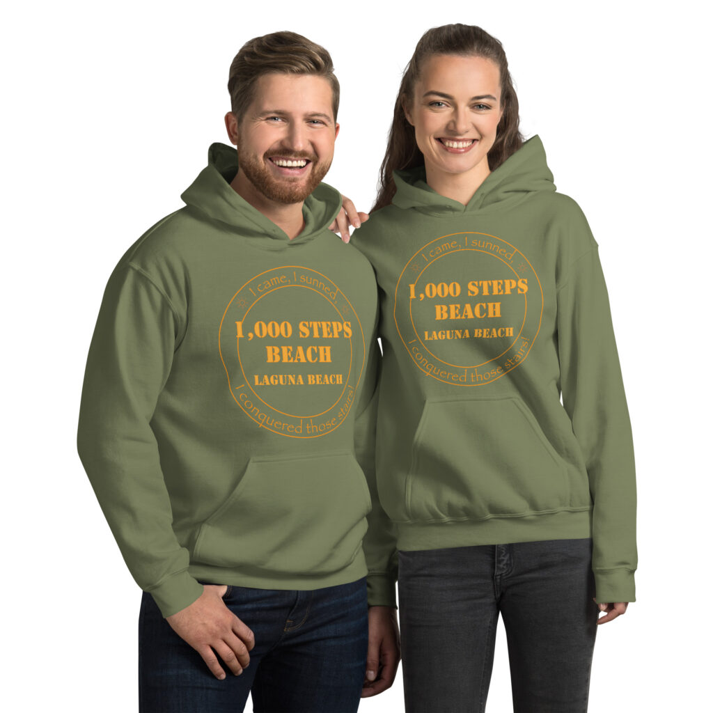 1000 Steps Beach Hoodie Sweatshirt