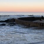 Concrete tide pool enclosure